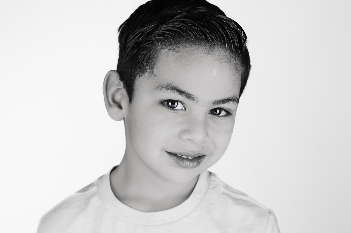 Ejemplos de retratos de fotografia infantil