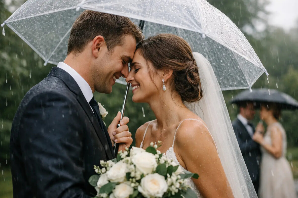 Wedding Photography for Rainy Day Weddings